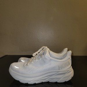 NEW Hoka One One Clifton 7.5 1119394/WWH ALL WHITE Women's Running Shoes